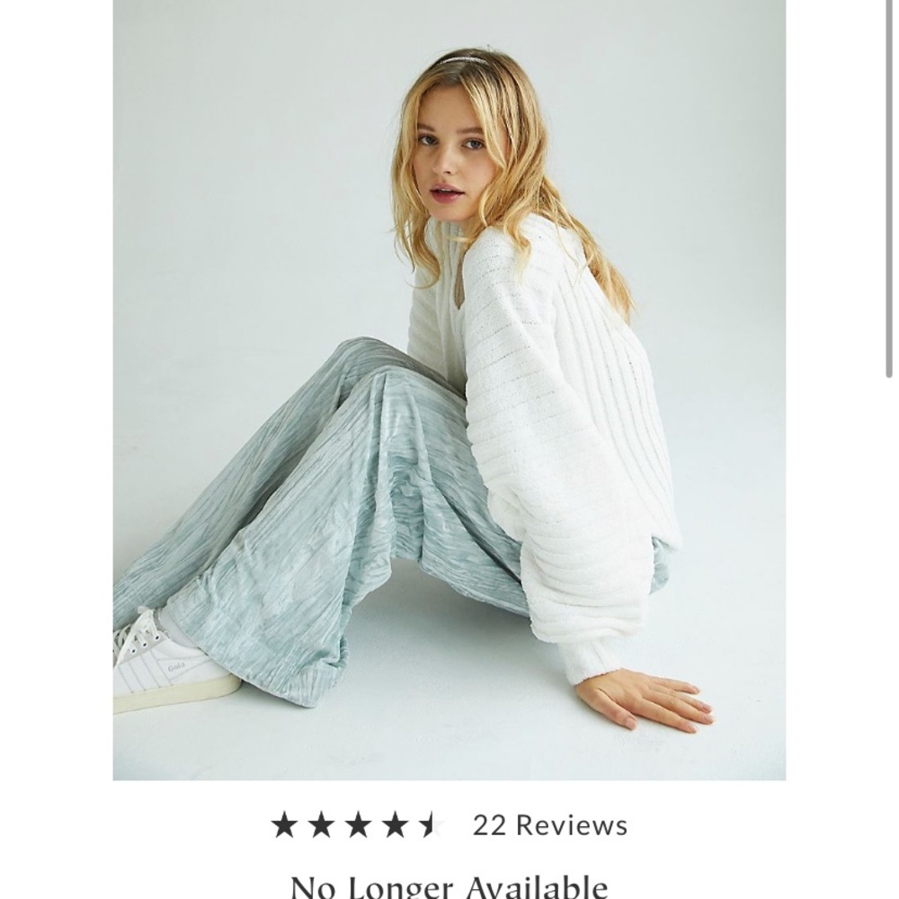Runway Velvet Wide Leg Free People